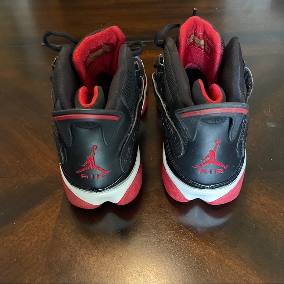 Nike Air Jordan 6 Rings Bred 322992-071 Mens Black Red Size 11 - Picture 6 of 8